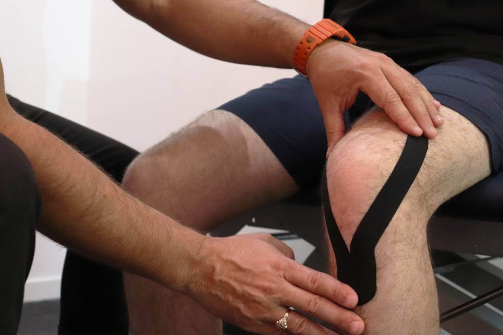 Sports physio taping Adelaide